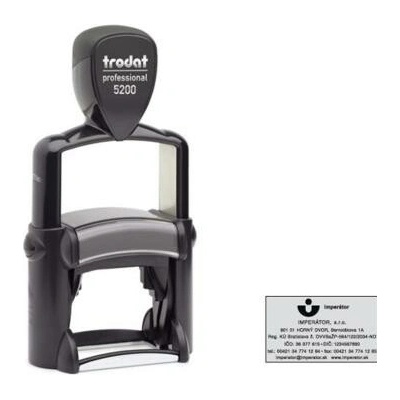 Trodat Professional 5200 41x24mm odtlačok čierny