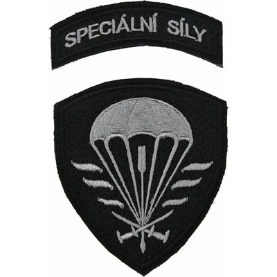 Textilní nášivka Speciální síly - černá, A.C.M.