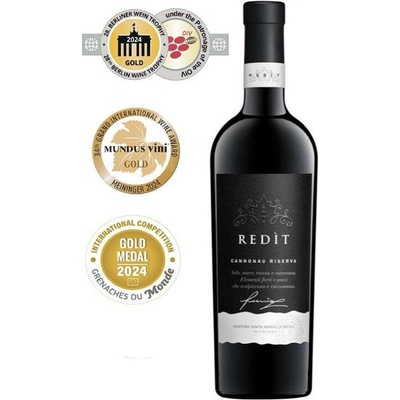 Cantina Santa Maria La Palma REDÌT Cannonau DI Sardegna DOC Riserva Linea Prestige suché červené 2018 14,5% 0,75 l (holá láhev)