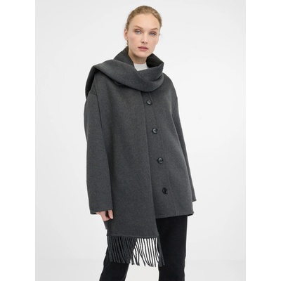 Orsay Dark grey women's coat - Women's šedá