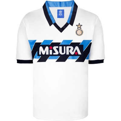 Score Draw Футболна фланелка Score Draw Score Draw Inter Milan Away Shirt 1990/91 - White