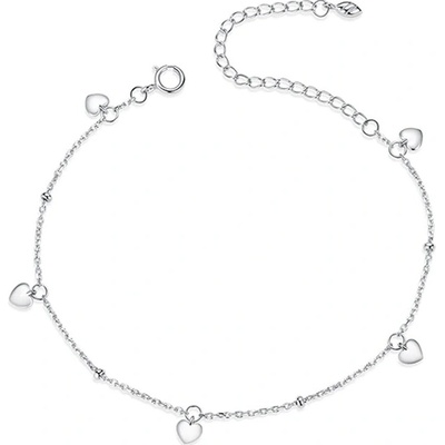 Grace Silver Jewellery stříbrný Pagiana srdce NR-SCB191 stříbrná