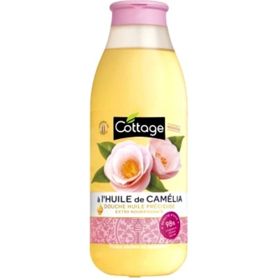 Cottage extra vyživujúci 98% organický olejový sprchový gel Camellia 560 ml