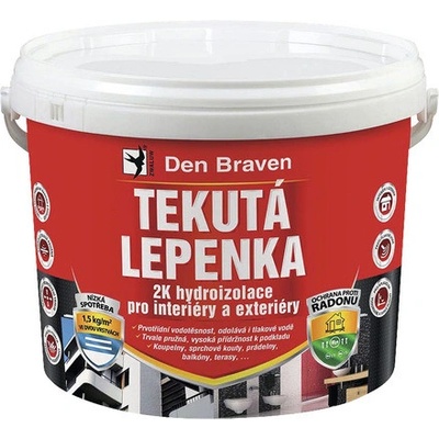 Tekutá lepenka DEN BRAVEN 2K hydroizolácia 14 kg