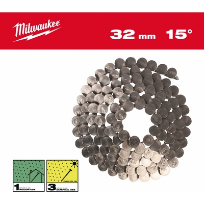 MILWAUKEE Klince 15° prstencové 3,05x32 mm /RS/Inox-2160 4932499328