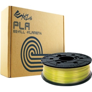XYZprinting RFPLBXEU03B печатни материали за 3D принтер Полимлечна киселина Прозрачен, Жълт 600 г (RFPLBXEU03B)