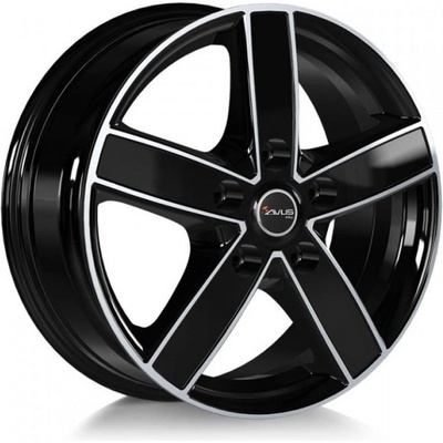 AVUS AC-V51 6,5x16 5x114,3 ET50 black polished