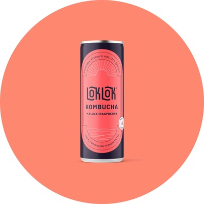 Loklok Kombucha malina 250 ml
