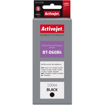 Compatible AB-D60Bk Ink Cartridge (replacement for Brother BT-D60Bk; Supreme; 100 ml; black) (AB-D60Bk)