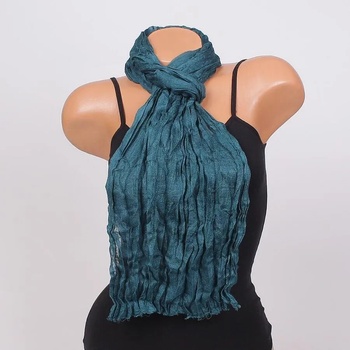 Image 1 of Елегантен шал в петролено