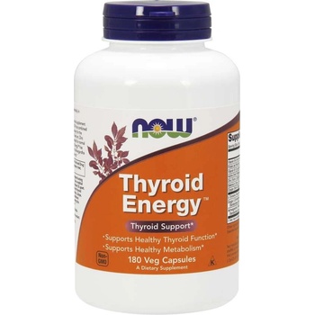 NOW Thyroid Energy Štítná žláza 180 rostlinných kapslí
