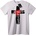 NOONEBRAND Тениска Иисус спасява кръст - XL, Black
