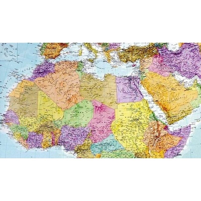 Afrika - politické rozdělení - nástěnná mapa - 1:8 000 000 /MapsInt.-TerraNova/