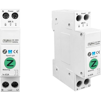 IMMAX NEO SMART elektronický istič jednofázový 1-63A, meranie spotreby, Zigbee 3.0, TUYA