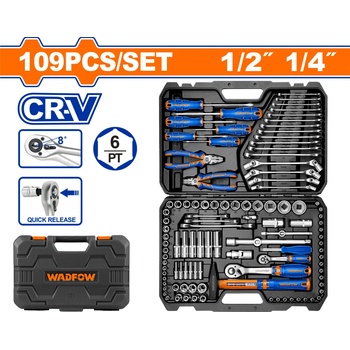 WADFOW Гедоре комплект wadfow 1/4"+1/2", 109 части (wf whs2109)