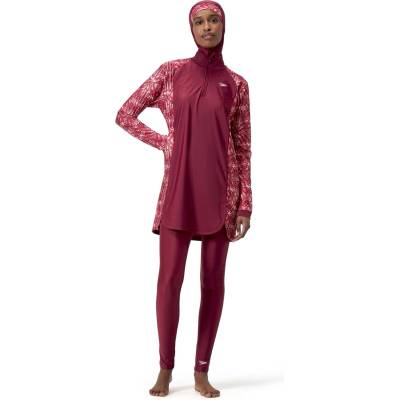 Speedo Плувен комплект Speedo Women's Swim Set Burkini - Red/Pink