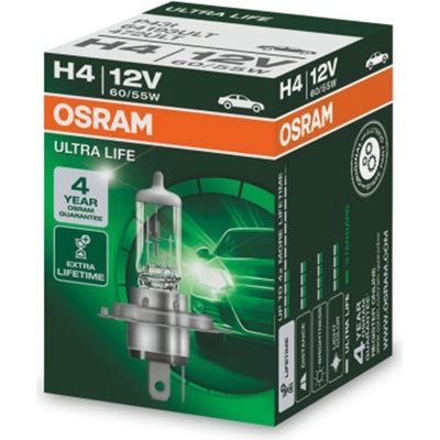 Osram Ultra Life H4 P43t 12V 60/55W