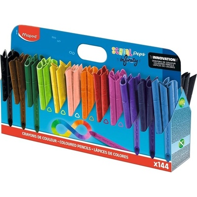 Maped Color Peps Infinity pastelky ve stojánku 144 ks