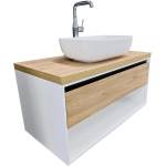 Triano Шкаф долен тип Кейптаун 90 цвят 34140 с мивка Moduo 50/35.5 Т (73130)