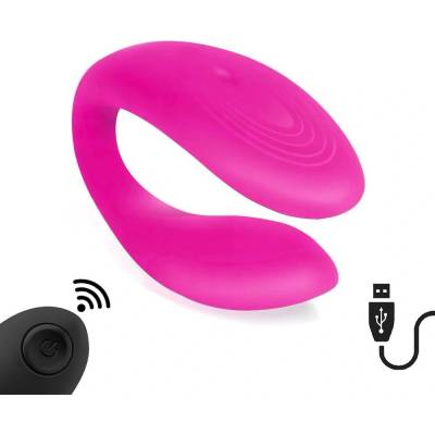 Intoyou Roomie Vibratore per Coppia con Telecomando Wireless 9 x 2 cm. in Silicone Rosa Ricaricabile USB