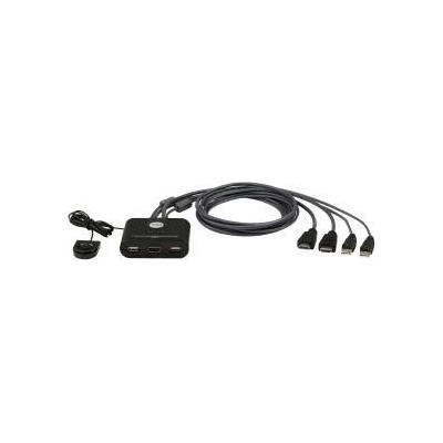 ATEN CS22HF - KVM / USB switch - 2 ports