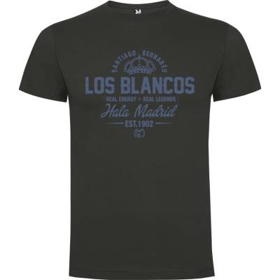 Superfutbal detské tričko los Blancos tmavo sivé