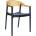 Siesta Exclusive SI-Стол CARMEN(059)-Black/Amber Transparent (014278)