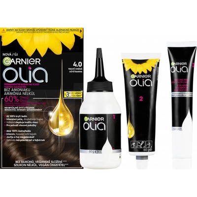 Garnier Olia 4.0 tmavo hnedá farba na vlasy 50 g