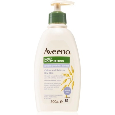 Aveeno Daily Moisturising Lotion lavender aroma vyživující tělové mléko 300 ml