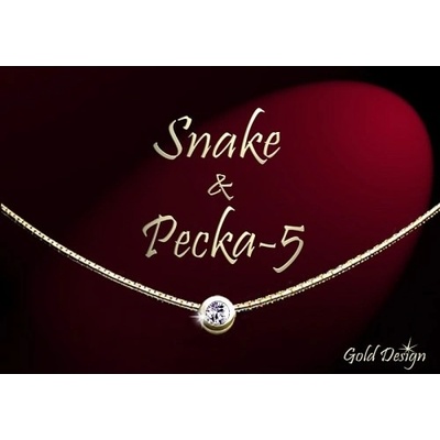 Gold Design Snake Řetízek zlacený GD172