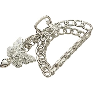 HARAHU Щипка за коса Butterfly - Сребриста / Тип3 KP30634