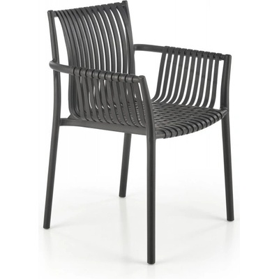 Halmar Plastové křesílko ROBBIE černá