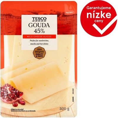 Tesco Gouda 45% 300 g