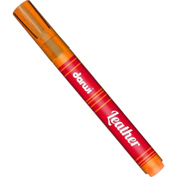 Image 1 of Darwi Paint On Leather Marker Маркер върху кожата Orange 6 ml 1 бр (DA0420013752C)