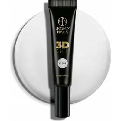 Boska Nails gel 3D na zdobení clear 8 ml