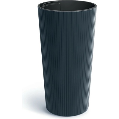 Prosperplast Kvetináč Lamie Slim antracit, 25 cm