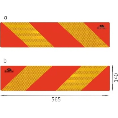 Reflexní cedule (2 ks)