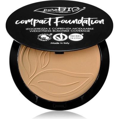 puroBIO Cosmetics Compact Foundation компактна пудра SPF 10 цвят 03 9 гр