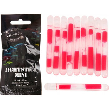 MIL-TEC Svetlo chemické MINI 4cm ČERVENÁ