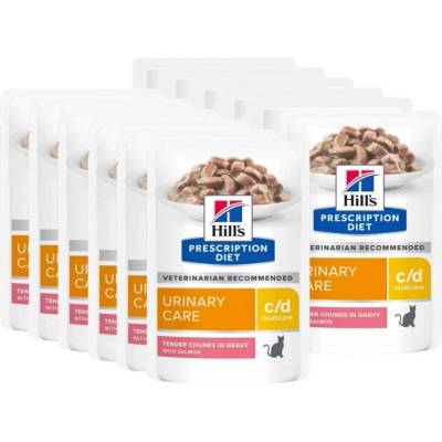 HILL'S PD Prescription Diet Feline c/d Salmon 12x85 g