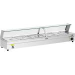 Royal Catering Бен мари - 5 x GN - 1/2 - кран за източване RCBM-5 (RCBM-5)