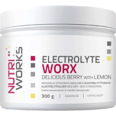 NutriWorks Electrolyte worx broskyňový ľadový čaj 300 g