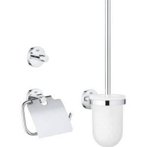 GROHE QuickFix Start - Комплект аксесоари за тоалетна 3 в 1, хром 41204000 (41204000)