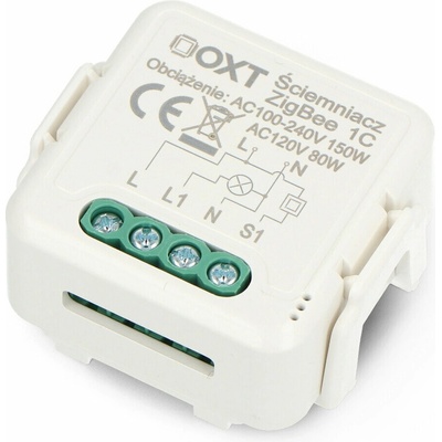 Tuya - jednokanálový mini ovladač osvětlení ZigBee - aplikace pro Android/iOS - OXT SWTZ24