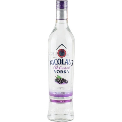 Nicolaus Blackcurrant Vodka 38% 0,7 l (čistá fľaša)