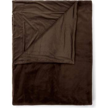Essenza Кожено одеяло Furry 150 x 200 см шоколадово (401072-491-006)