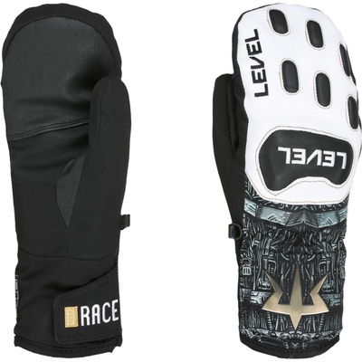Level Race JR Mitt detské lyžiarske palčiaky PK White