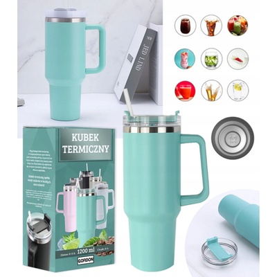 MagiCook termohrnek modrý 1200 ml nerezová ocel