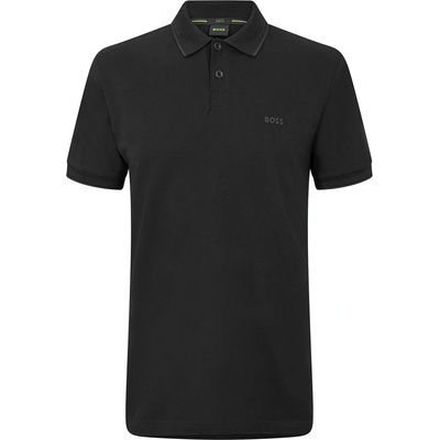 Boss Блуза с яка Boss Men's HBG Paul Polo Contrast Striped Trim Shirt - Black