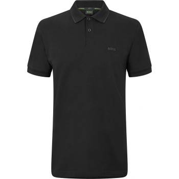 Boss Блуза с яка Boss Men's HBG Paul Polo Contrast Striped Trim Shirt - Black